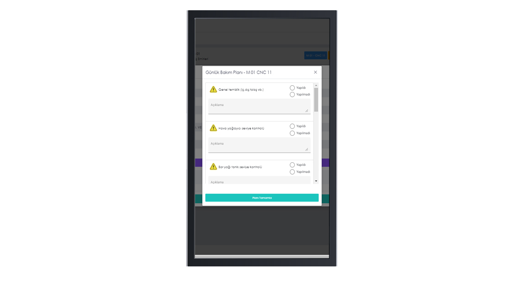 Bakım Operasyonlarının Dijitalleştirilmesi