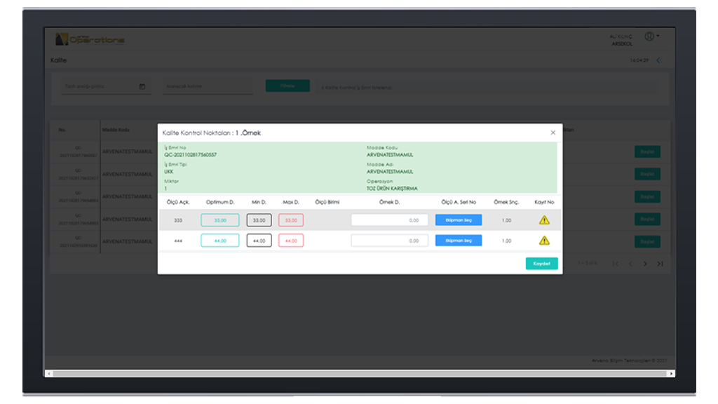 Kalite Operasyonlarının Dijitalleştirilmesi